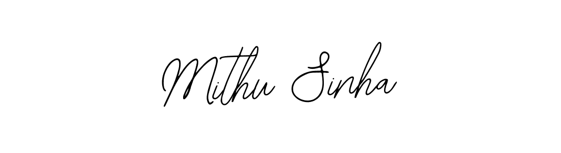 Create a beautiful signature design for name Mithu Sinha. With this signature (Bearetta-2O07w) fonts, you can make a handwritten signature for free. Mithu Sinha signature style 12 images and pictures png
