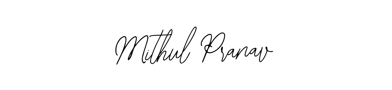Make a beautiful signature design for name Mithul Pranav. With this signature (Bearetta-2O07w) style, you can create a handwritten signature for free. Mithul Pranav signature style 12 images and pictures png