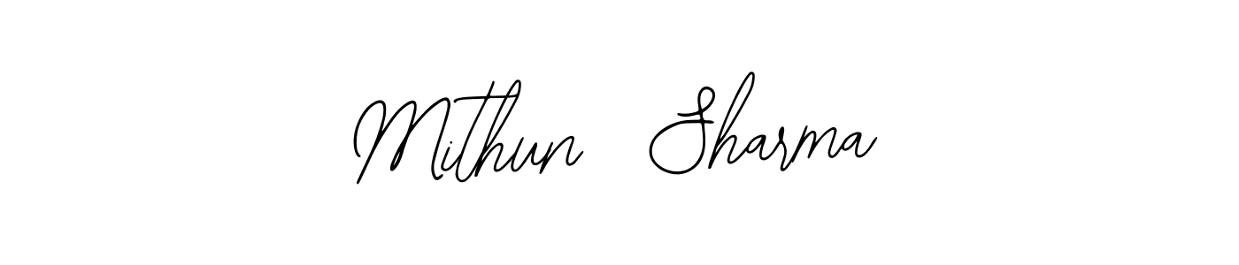How to make Mithun  Sharma name signature. Use Bearetta-2O07w style for creating short signs online. This is the latest handwritten sign. Mithun  Sharma signature style 12 images and pictures png