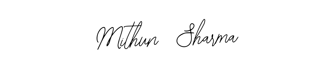 How to make Mithun  Sharma name signature. Use Bearetta-2O07w style for creating short signs online. This is the latest handwritten sign. Mithun  Sharma signature style 12 images and pictures png