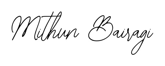 The Bearetta-2O07w typeface gives name Mithun Bairagi a refined look. Suitable for certificates, diplomas, and official verification. Mithun Bairagi signature style 12 images and pictures png