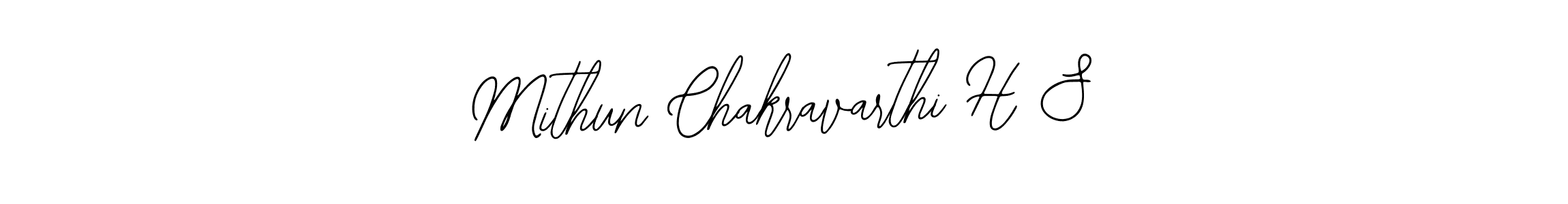 How to Draw Mithun Chakravarthi H S signature style? Bearetta-2O07w is a latest design signature styles for name Mithun Chakravarthi H S. Mithun Chakravarthi H S signature style 12 images and pictures png