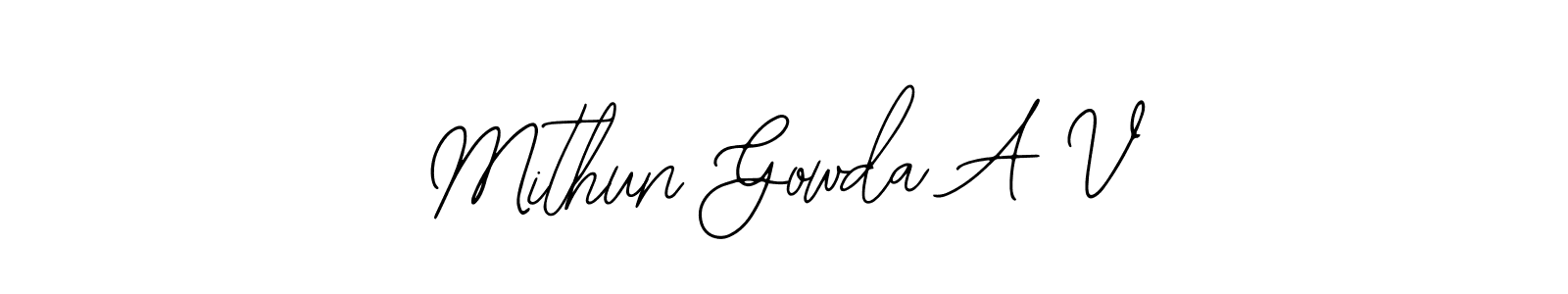 See photos of Mithun Gowda A V official signature by Spectra . Check more albums & portfolios. Read reviews & check more about Bearetta-2O07w font. Mithun Gowda A V signature style 12 images and pictures png