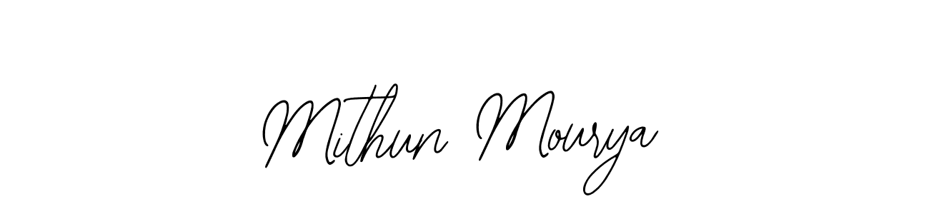 Use a signature maker to create a handwritten signature online. With this signature software, you can design (Bearetta-2O07w) your own signature for name Mithun Mourya. Mithun Mourya signature style 12 images and pictures png