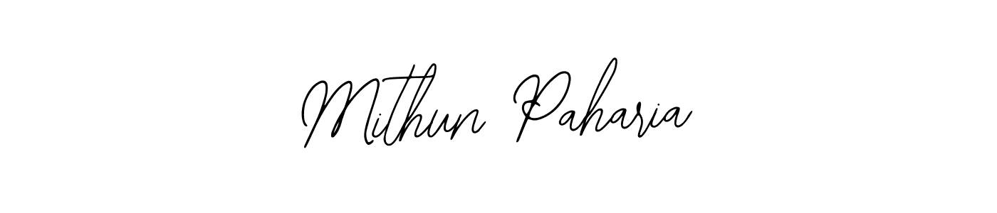 The best way (Bearetta-2O07w) to make a short signature is to pick only two or three words in your name. The name Mithun Paharia include a total of six letters. For converting this name. Mithun Paharia signature style 12 images and pictures png