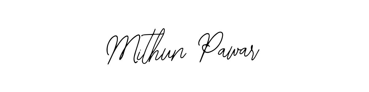 How to make Mithun Pawar name signature. Use Bearetta-2O07w style for creating short signs online. This is the latest handwritten sign. Mithun Pawar signature style 12 images and pictures png