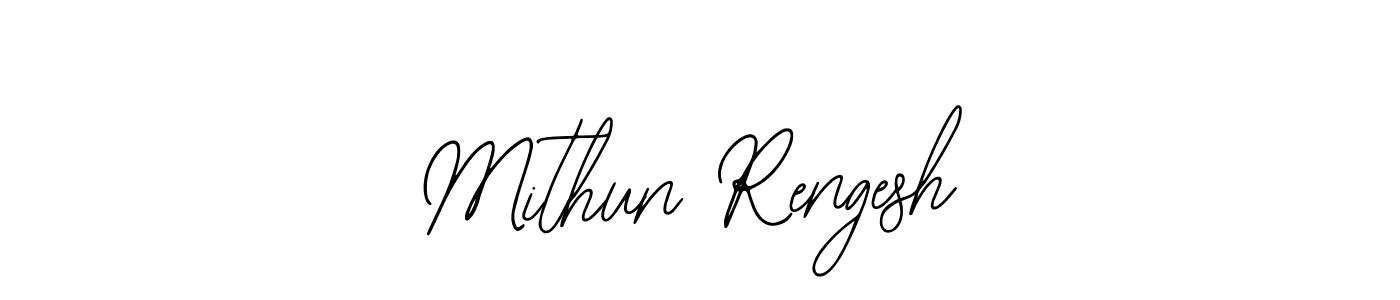 Mithun Rengesh stylish signature style. Best Handwritten Sign (Bearetta-2O07w) for my name. Handwritten Signature Collection Ideas for my name Mithun Rengesh. Mithun Rengesh signature style 12 images and pictures png