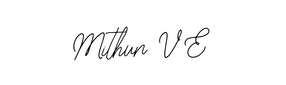 Make a beautiful signature design for name Mithun V E. Use this online signature maker to create a handwritten signature for free. Mithun V E signature style 12 images and pictures png