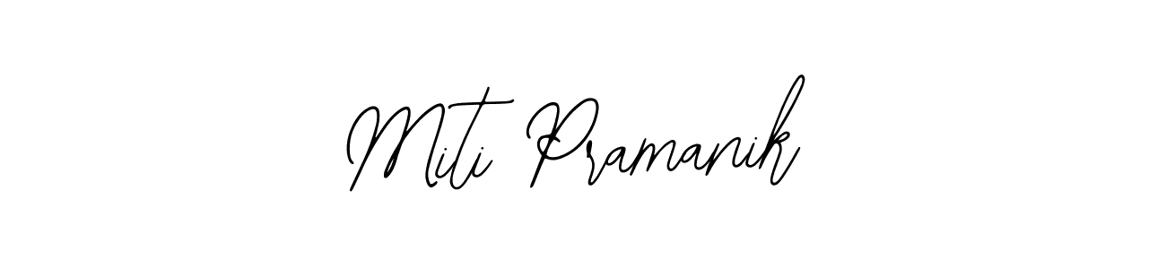 Make a beautiful signature design for name Miti Pramanik. With this signature (Bearetta-2O07w) style, you can create a handwritten signature for free. Miti Pramanik signature style 12 images and pictures png