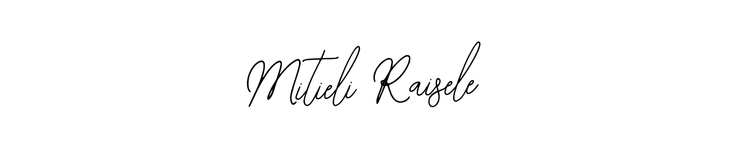 Make a beautiful signature design for name Mitieli Raisele. Use this online signature maker to create a handwritten signature for free. Mitieli Raisele signature style 12 images and pictures png