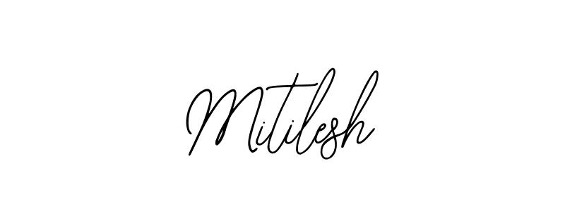 Make a beautiful signature design for name Mitilesh. With this signature (Bearetta-2O07w) style, you can create a handwritten signature for free. Mitilesh signature style 12 images and pictures png