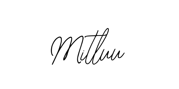 Also You can easily find your signature by using the search form. We will create Mitluu name handwritten signature images for you free of cost using Bearetta-2O07w sign style. Mitluu signature style 12 images and pictures png