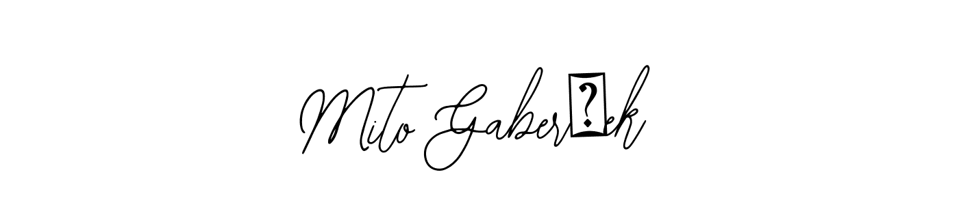 if you are searching for the best signature style for your name Mito Gaberšek. so please give up your signature search. here we have designed multiple signature styles  using Bearetta-2O07w. Mito Gaberšek signature style 12 images and pictures png