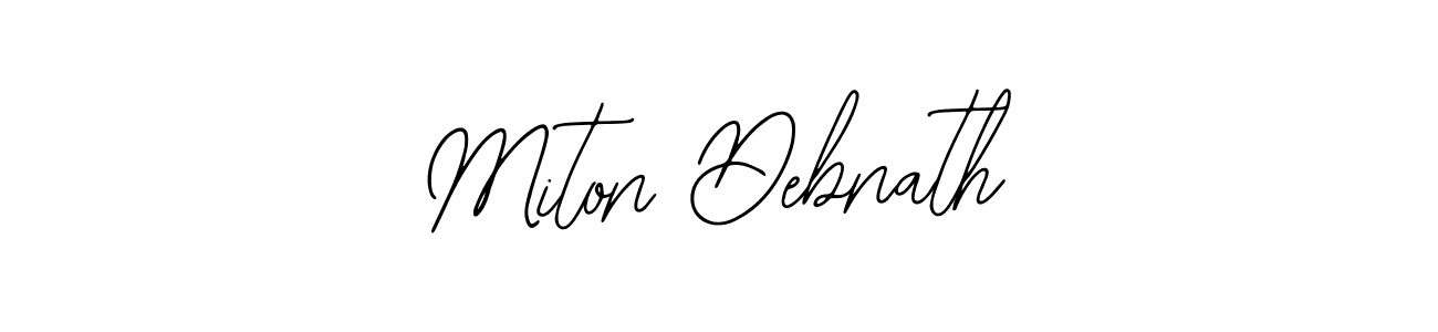 Miton Debnath stylish signature style. Best Handwritten Sign (Bearetta-2O07w) for my name. Handwritten Signature Collection Ideas for my name Miton Debnath. Miton Debnath signature style 12 images and pictures png
