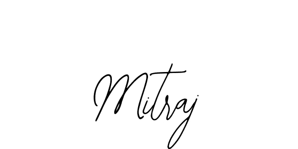 How to make Mitraj name signature. Use Bearetta-2O07w style for creating short signs online. This is the latest handwritten sign. Mitraj signature style 12 images and pictures png