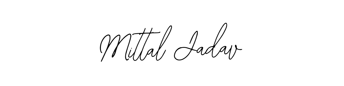 Similarly Bearetta-2O07w is the best handwritten signature design. Signature creator online .You can use it as an online autograph creator for name Mittal Jadav. Mittal Jadav signature style 12 images and pictures png