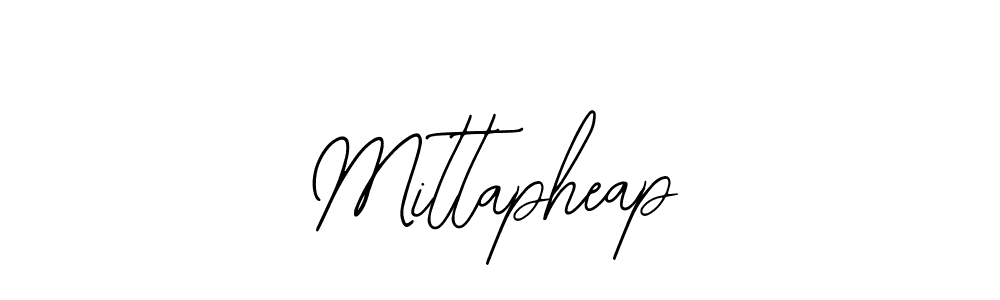 Use a signature maker to create a handwritten signature online. With this signature software, you can design (Bearetta-2O07w) your own signature for name Mittapheap. Mittapheap signature style 12 images and pictures png