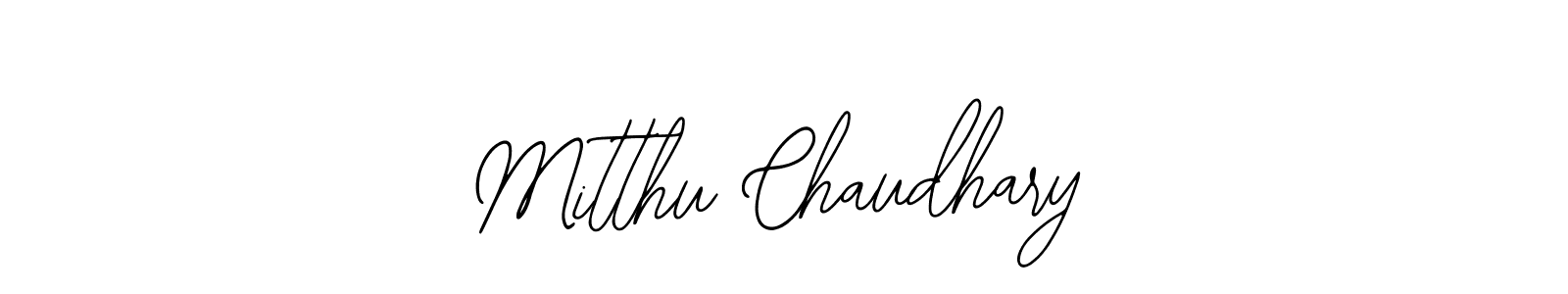 Also we have Mitthu Chaudhary name is the best signature style. Create professional handwritten signature collection using Bearetta-2O07w autograph style. Mitthu Chaudhary signature style 12 images and pictures png