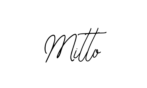 Similarly Bearetta-2O07w is the best handwritten signature design. Signature creator online .You can use it as an online autograph creator for name Mitto. Mitto signature style 12 images and pictures png