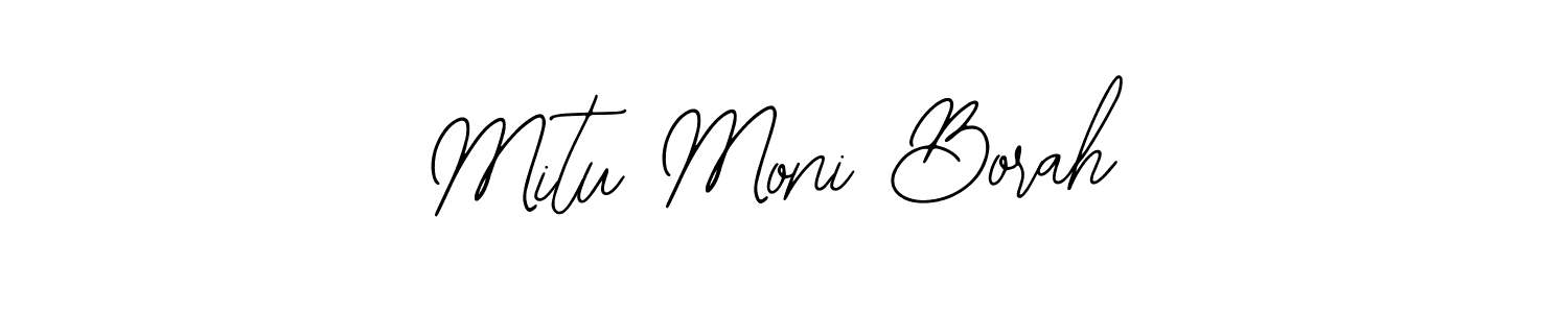 Make a beautiful signature design for name Mitu Moni Borah. Use this online signature maker to create a handwritten signature for free. Mitu Moni Borah signature style 12 images and pictures png