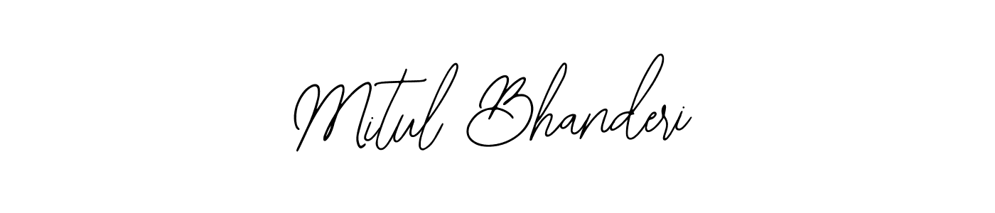 You should practise on your own different ways (Bearetta-2O07w) to write your name (Mitul Bhanderi) in signature. don't let someone else do it for you. Mitul Bhanderi signature style 12 images and pictures png