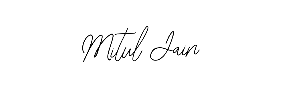 Also You can easily find your signature by using the search form. We will create Mitul Jain name handwritten signature images for you free of cost using Bearetta-2O07w sign style. Mitul Jain signature style 12 images and pictures png