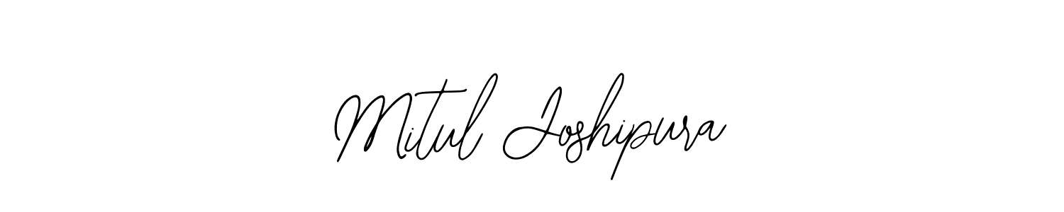 This is the best signature style for the Mitul Joshipura name. Also you like these signature font (Bearetta-2O07w). Mix name signature. Mitul Joshipura signature style 12 images and pictures png
