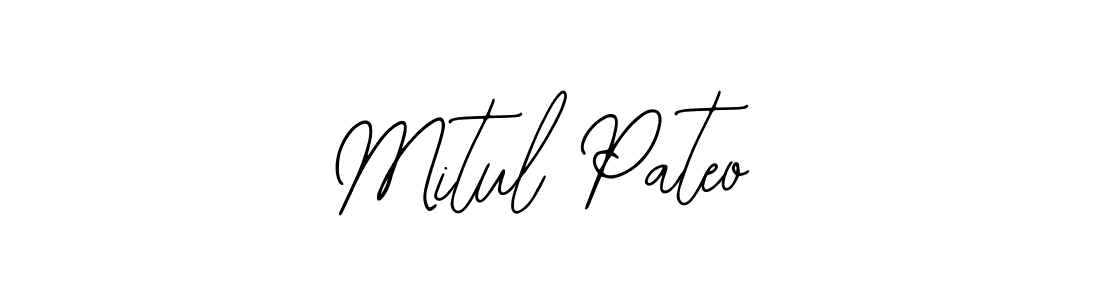 How to Draw Mitul Pateo signature style? Bearetta-2O07w is a latest design signature styles for name Mitul Pateo. Mitul Pateo signature style 12 images and pictures png