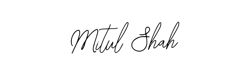 Mitul Shah stylish signature style. Best Handwritten Sign (Bearetta-2O07w) for my name. Handwritten Signature Collection Ideas for my name Mitul Shah. Mitul Shah signature style 12 images and pictures png