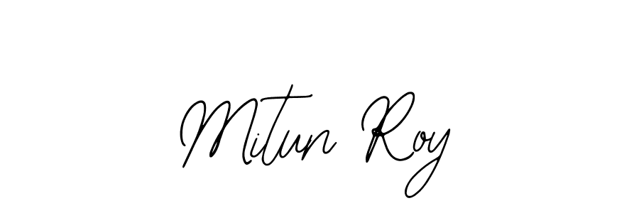 Also You can easily find your signature by using the search form. We will create Mitun Roy name handwritten signature images for you free of cost using Bearetta-2O07w sign style. Mitun Roy signature style 12 images and pictures png