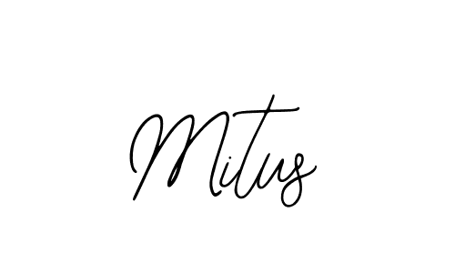 Use a signature maker to create a handwritten signature online. With this signature software, you can design (Bearetta-2O07w) your own signature for name Mitus. Mitus signature style 12 images and pictures png