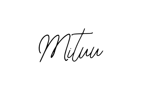 How to make Mituu signature? Bearetta-2O07w is a professional autograph style. Create handwritten signature for Mituu name. Mituu signature style 12 images and pictures png