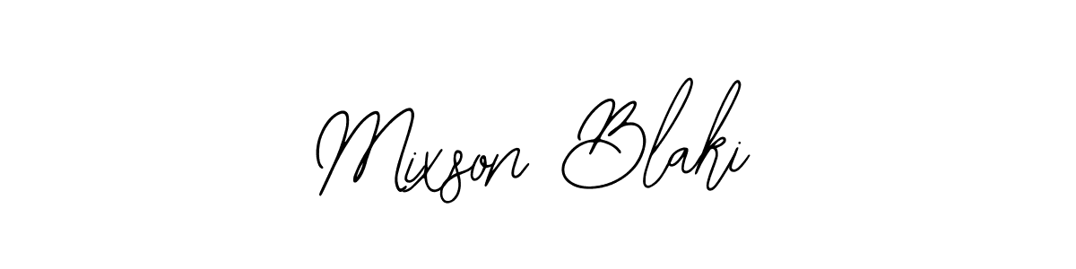 Use a signature maker to create a handwritten signature online. With this signature software, you can design (Bearetta-2O07w) your own signature for name Mixson Blaki. Mixson Blaki signature style 12 images and pictures png