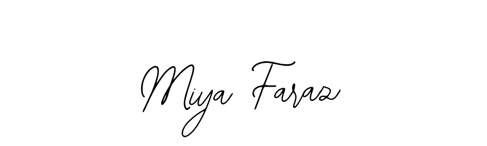 Similarly Bearetta-2O07w is the best handwritten signature design. Signature creator online .You can use it as an online autograph creator for name Miya Faraz. Miya Faraz signature style 12 images and pictures png