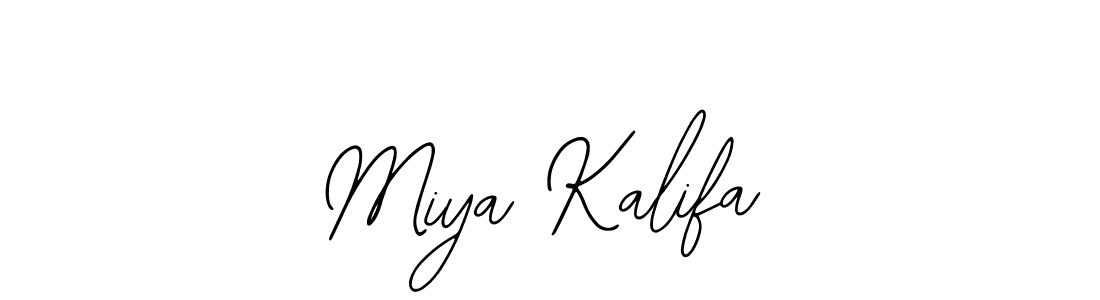 How to make Miya Kalifa signature? Bearetta-2O07w is a professional autograph style. Create handwritten signature for Miya Kalifa name. Miya Kalifa signature style 12 images and pictures png