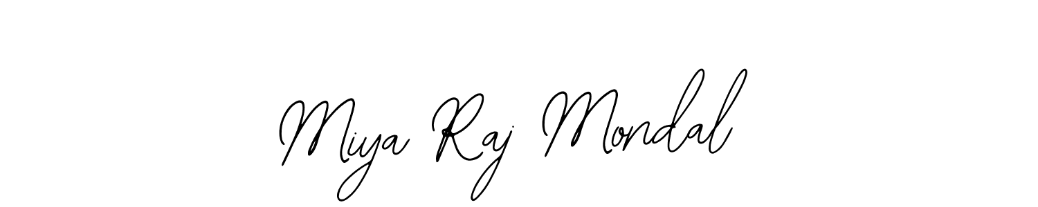 The best way (Bearetta-2O07w) to make a short signature is to pick only two or three words in your name. The name Miya Raj Mondal include a total of six letters. For converting this name. Miya Raj Mondal signature style 12 images and pictures png