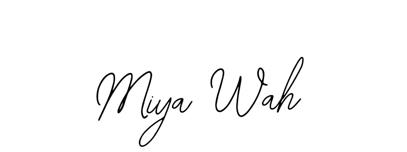 This is the best signature style for the Miya Wah name. Also you like these signature font (Bearetta-2O07w). Mix name signature. Miya Wah signature style 12 images and pictures png