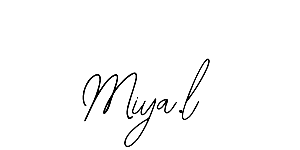 Create a beautiful signature design for name Miya.l. With this signature (Bearetta-2O07w) fonts, you can make a handwritten signature for free. Miya.l signature style 12 images and pictures png