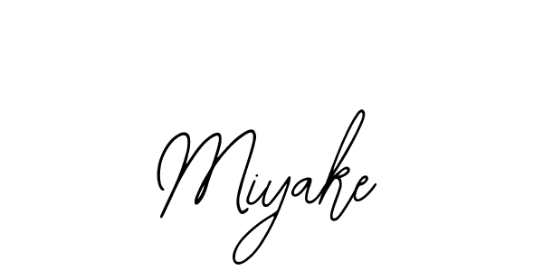 How to make Miyake name signature. Use Bearetta-2O07w style for creating short signs online. This is the latest handwritten sign. Miyake signature style 12 images and pictures png