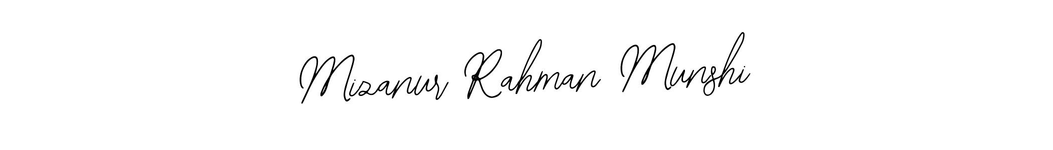 if you are searching for the best signature style for your name Mizanur Rahman Munshi. so please give up your signature search. here we have designed multiple signature styles  using Bearetta-2O07w. Mizanur Rahman Munshi signature style 12 images and pictures png