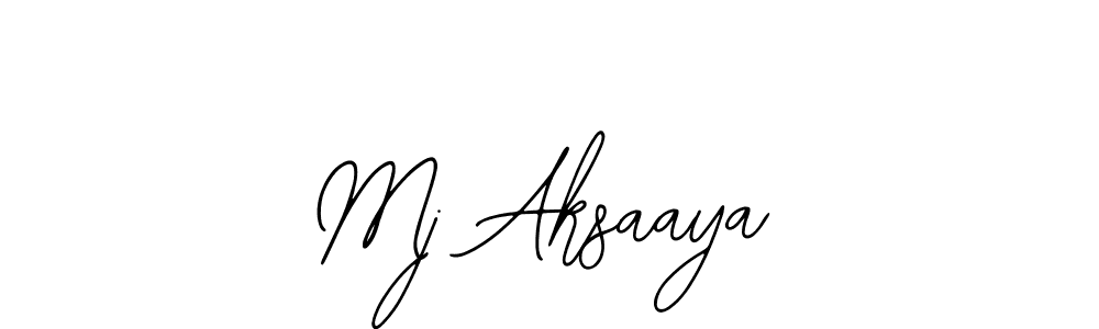 Once you've used our free online signature maker to create your best signature Bearetta-2O07w style, it's time to enjoy all of the benefits that Mj Aksaaya name signing documents. Mj Aksaaya signature style 12 images and pictures png