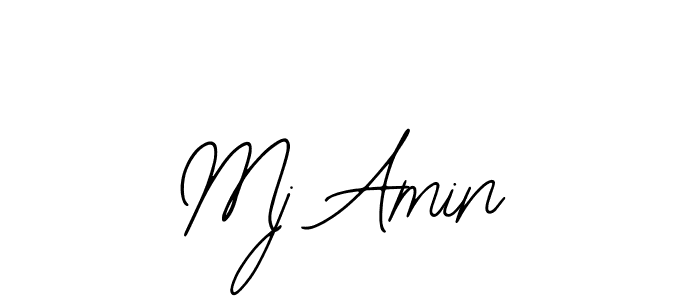 How to make Mj Amin signature? Bearetta-2O07w is a professional autograph style. Create handwritten signature for Mj Amin name. Mj Amin signature style 12 images and pictures png