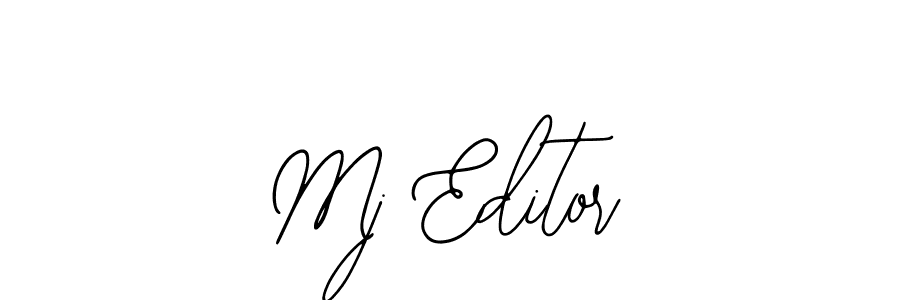 It looks lik you need a new signature style for name Mj Editor. Design unique handwritten (Bearetta-2O07w) signature with our free signature maker in just a few clicks. Mj Editor signature style 12 images and pictures png