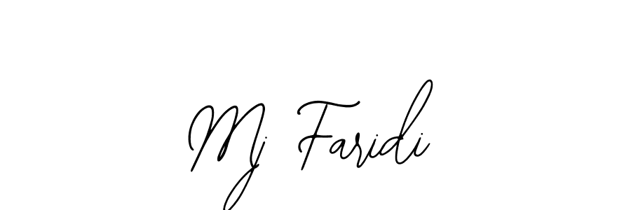 Similarly Bearetta-2O07w is the best handwritten signature design. Signature creator online .You can use it as an online autograph creator for name Mj Faridi. Mj Faridi signature style 12 images and pictures png