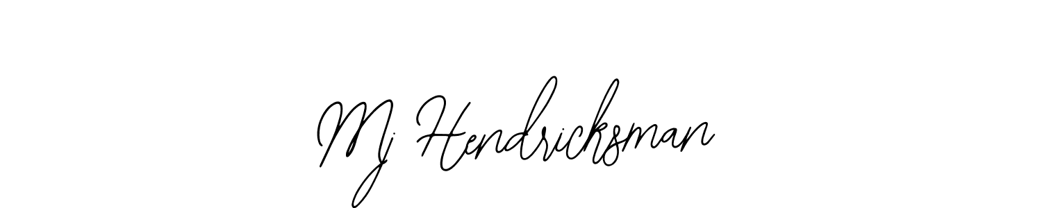 Design your own signature with our free online signature maker. With this signature software, you can create a handwritten (Bearetta-2O07w) signature for name Mj Hendricksman. Mj Hendricksman signature style 12 images and pictures png