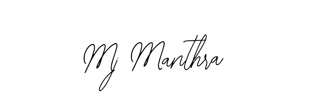 if you are searching for the best signature style for your name Mj Manthra. so please give up your signature search. here we have designed multiple signature styles  using Bearetta-2O07w. Mj Manthra signature style 12 images and pictures png
