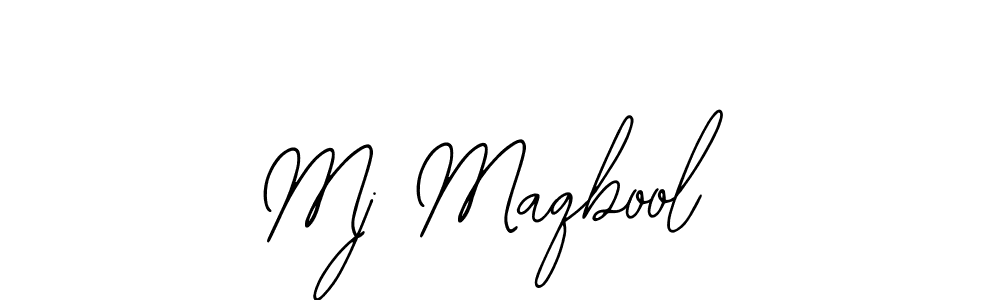 Bearetta-2O07w is a professional signature style that is perfect for those who want to add a touch of class to their signature. It is also a great choice for those who want to make their signature more unique. Get Mj Maqbool name to fancy signature for free. Mj Maqbool signature style 12 images and pictures png