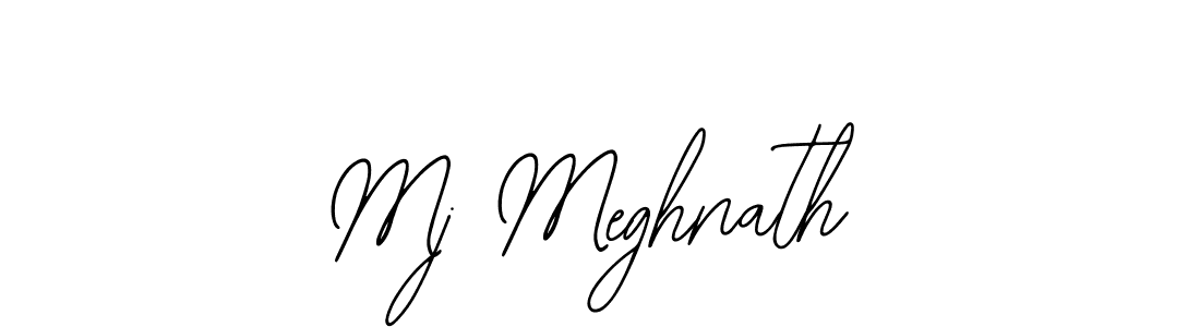 Design your own signature with our free online signature maker. With this signature software, you can create a handwritten (Bearetta-2O07w) signature for name Mj Meghnath. Mj Meghnath signature style 12 images and pictures png