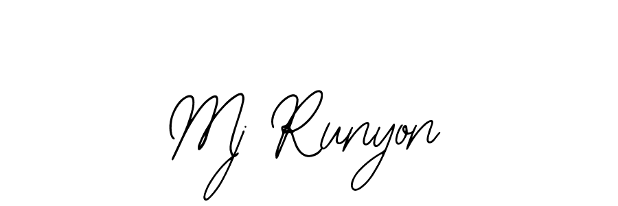 Once you've used our free online signature maker to create your best signature Bearetta-2O07w style, it's time to enjoy all of the benefits that Mj Runyon name signing documents. Mj Runyon signature style 12 images and pictures png