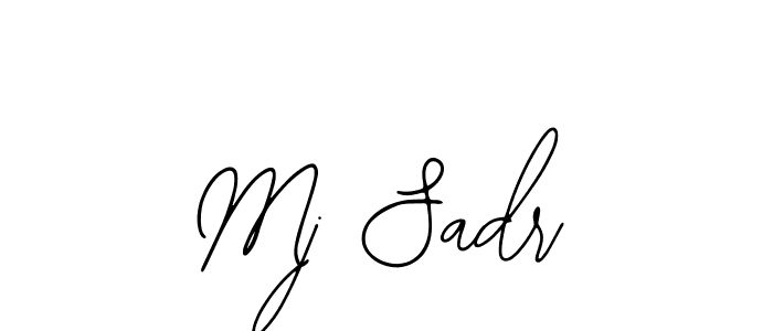 Also You can easily find your signature by using the search form. We will create Mj Sadr name handwritten signature images for you free of cost using Bearetta-2O07w sign style. Mj Sadr signature style 12 images and pictures png